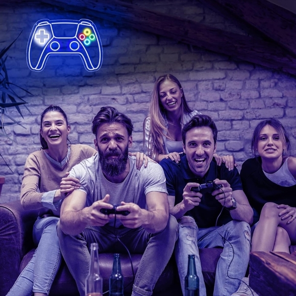 LED Gaming Controller Neon Sign - Picture 5 of 6